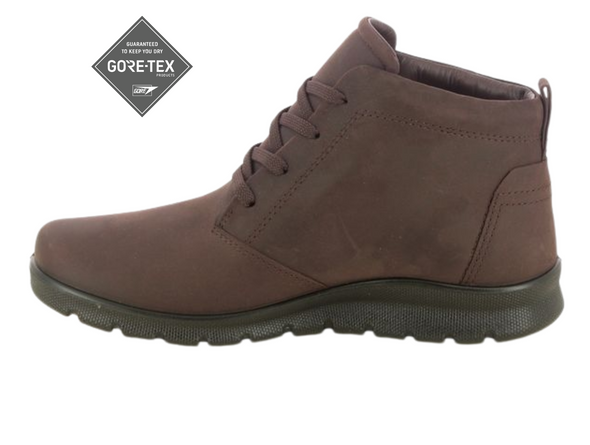 Ecco 215583-61290 Babette Lo GTX - Garnet inner view of laced ankle boot on white background