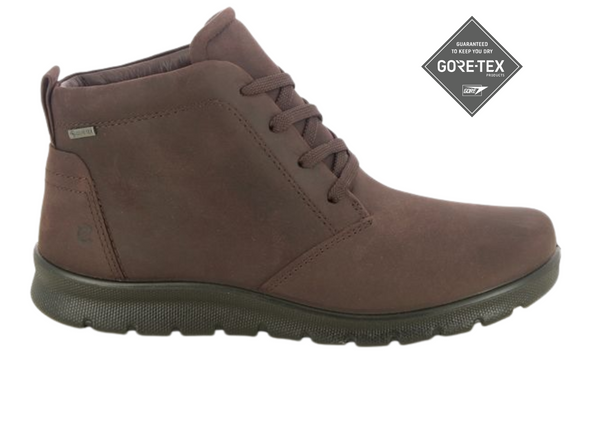 Ecco 215583-61290 Babette Lo GTX - Garnet laced ankle boot on white background