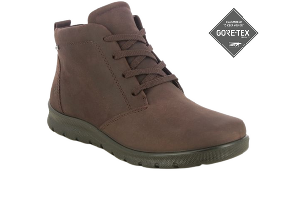 Ecco 215583-61290 Babette Lo GTX - Garnet laced ankle boot on white background