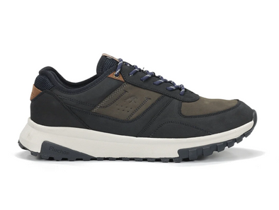 Fluchos F2013 Arion - Blue laced sneaker with a white sole on a white background 