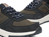 Fluchos F2013 Arion - Blue laced sneaker with a white sole on a white background toe view