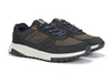 Fluchos F2013 Arion - Blue laced sneaker with a white sole on a white background upper view