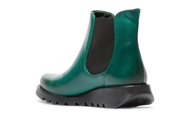 Fly London Salv in Shamrock Green inner  view