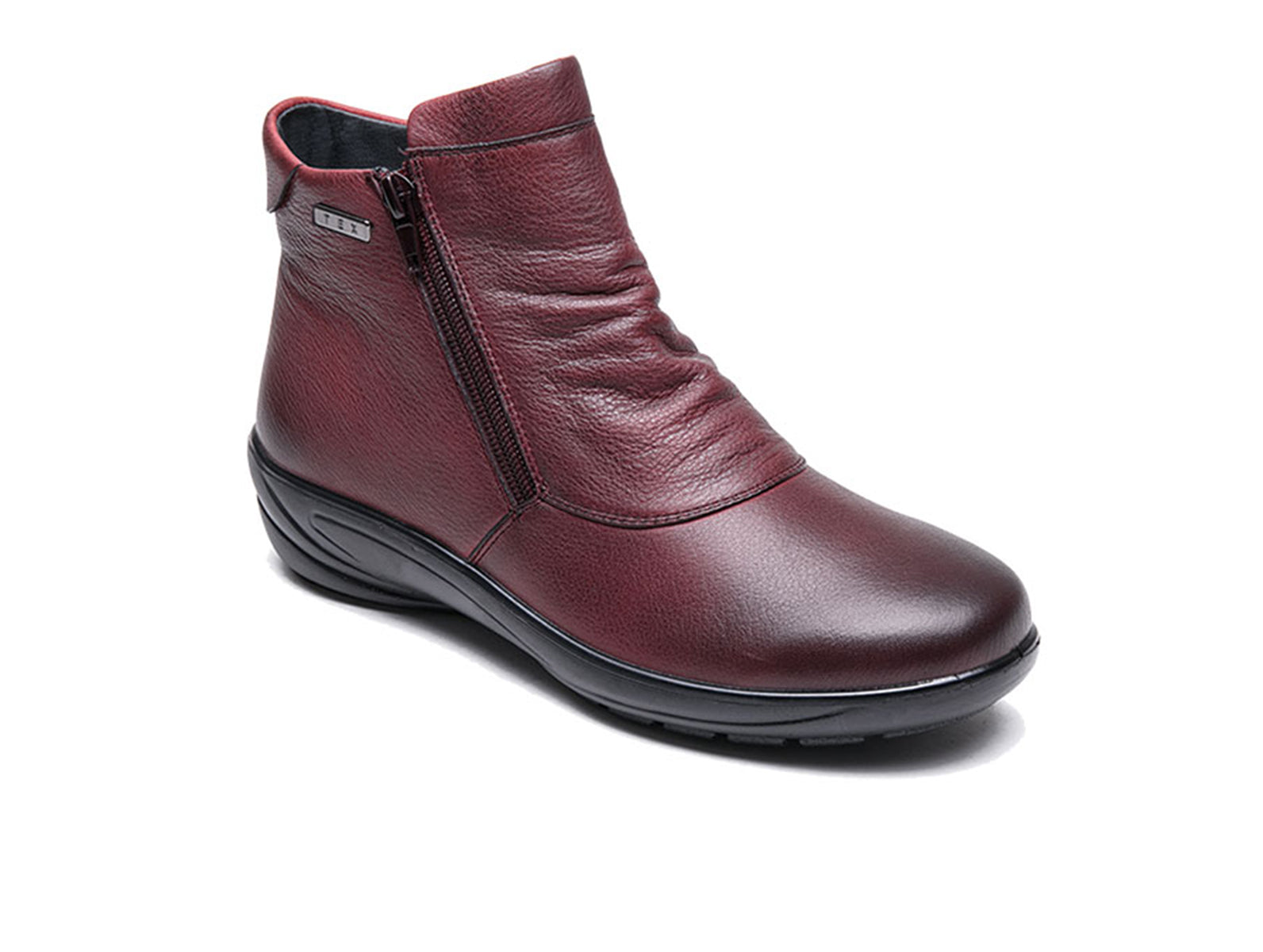 thumbnail image 2 of PEERAGE Ronda Women's Wide Width Leather Dress Booties 2 of 11