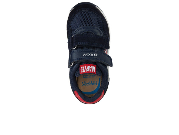 GEOX Alben B453CB in Navy Red top view