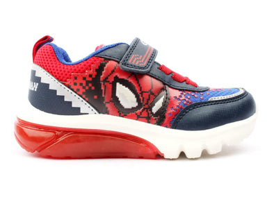 GEOX Ciberdron Spiderman J45LBF in Navy Red Outer view