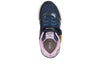 GEOX Spaceclub Girl J458VA in Navy Lavender top view