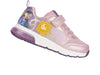 GEOX Spaceclub Girl J458VA in pink light prune upper 2 view