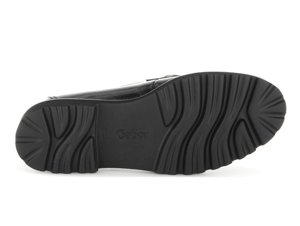 Gabor 55.240.97 Squeeze - Black Patent sole view