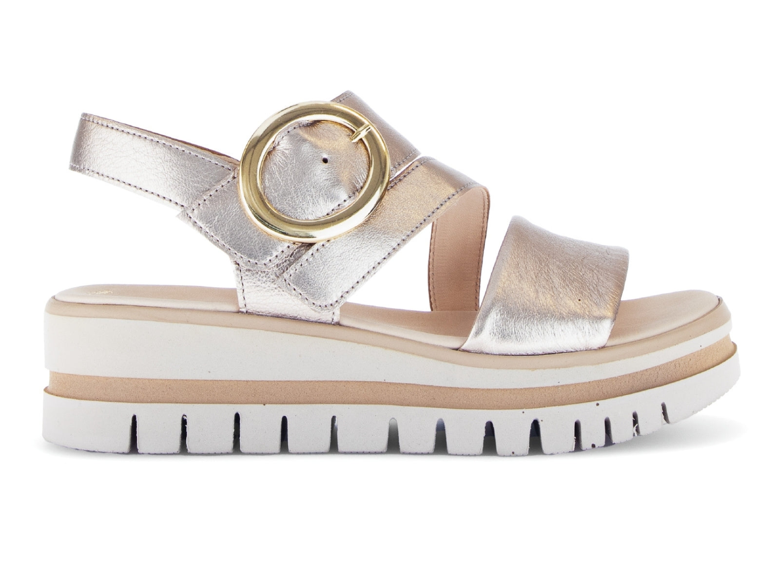 Gabor 64.627.62 | Gold | Ladies Sandals at Gabor Shoes Ireland – Walsh  Brothers Shoes