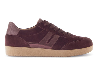 Gabor 73.300.15 West wine sneaker, beige sole on whit background