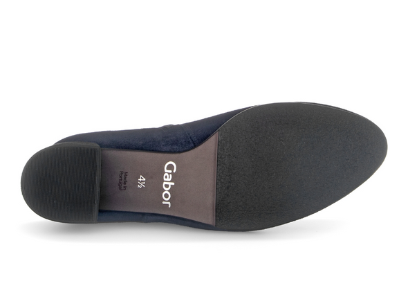 Gabor 75.680.16 Abbey - Navy suede ankle boot sole view