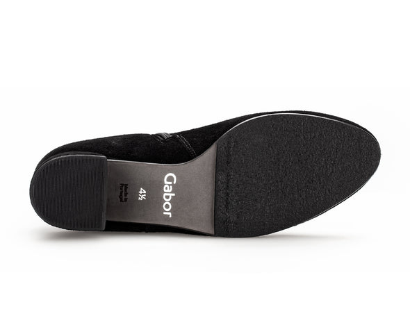 Gabor 75.680.17 Abbey - Black Suede sole