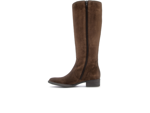 Gabor 75.901.18 - Whiskey knee-high boot on white background