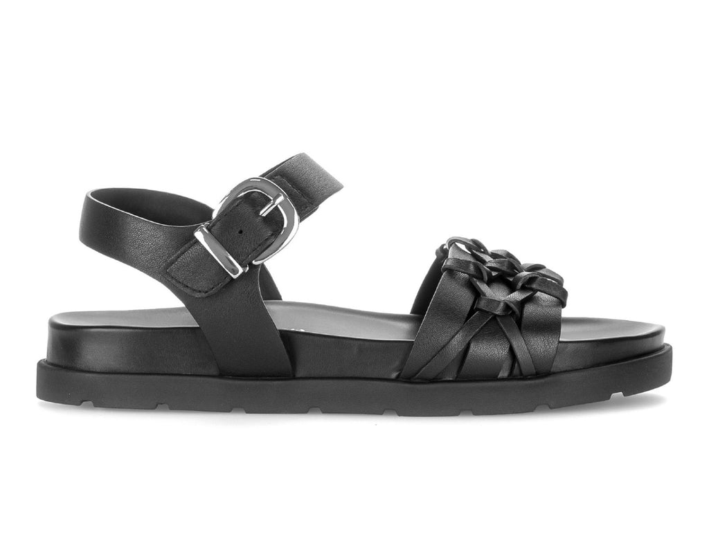 Gabor 84.600.27 Black Strap Sandal Leather | Walsh Brothers