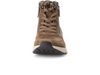Gabor Rolling Soft 76.888.31 - laced Rust boot with zips on a white background