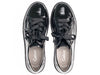 Gabor 73.334.97 Black Patent shoe with platform sole on white background