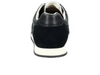 Gant Beylana 31531034 G00 - Black retro style laced sneaker with a white sole on a whit background back view