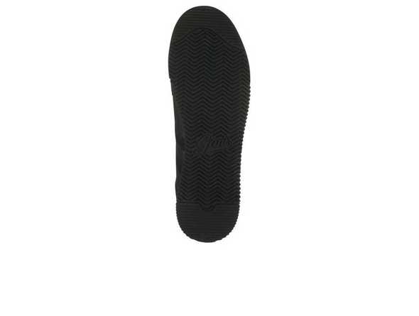 Gant Beylana 31531034 G00 - Black retro style laced sneaker with a white sole on a whit background sole view