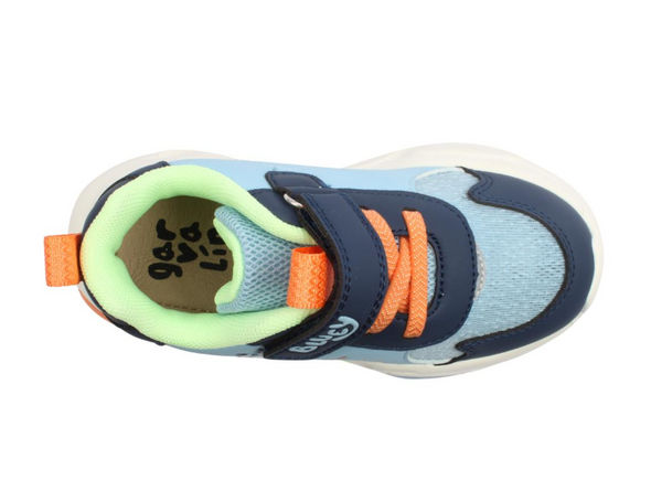 Garvalin 251856 Bluey sneakers in blue with a White background top view