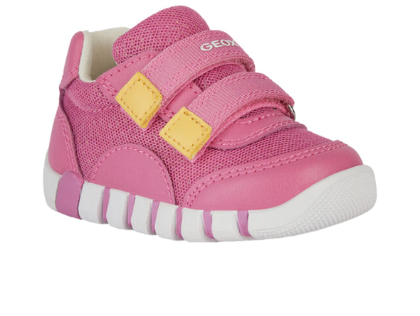 Geox B3558A Iupidoo Baby in Pink Yellow upper 1 view