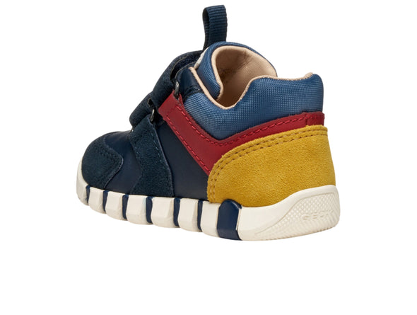 Geox B Iupidooo B3555D - Navy Dark Red back 1 view