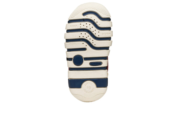 Geox B Iupidooo B3555D - Navy Dark Red sole view