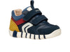Geox B Iupidooo B3555D - Navy Dark Red upper view 