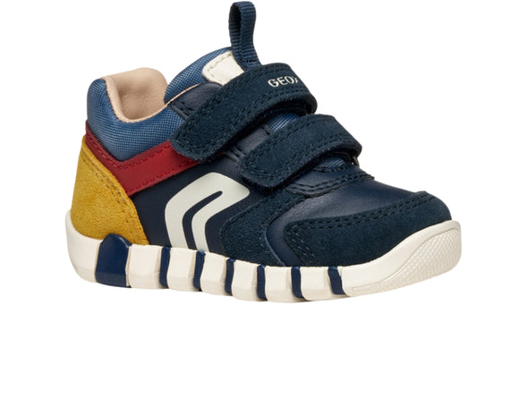 Geox B Iupidooo B3555D - Navy Dark Red upper view 