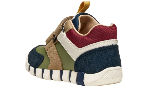Geox B Iupidooo B3555D - Navy Pistachio back view