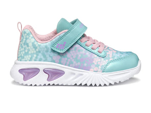 Geox J45E9B C4235 Assister - Turquoise Pink outer view