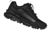 Geox J46LCC Flexyper Plus Abx - Black amphibiox laced sneaker on a white background