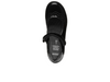 Geox J46MDG Iberide - Black patent Mary Jane school shoe on white background top view
