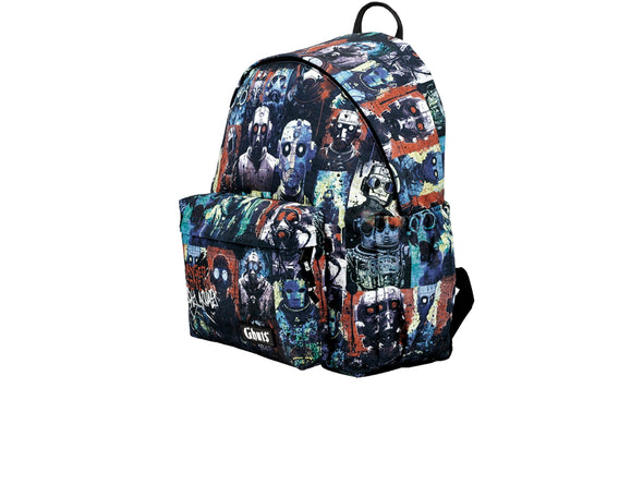 Ghuts PC Apocalypse Backpack in Black Multi upper view