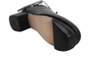 Goleen Featherflex Core GL50L - pair of Black Irish dancing jig shoes, laced with a strap sole view
