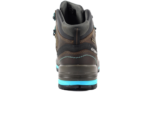 Gri Sport Lady Glide CLG719 hiking boot in Brown back view