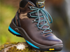 Gri Sport Lady Glide CLG719 hiking boot in Brown upper view