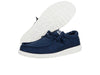 Hey Dude Wally Stretch Canvas in Navy sole view