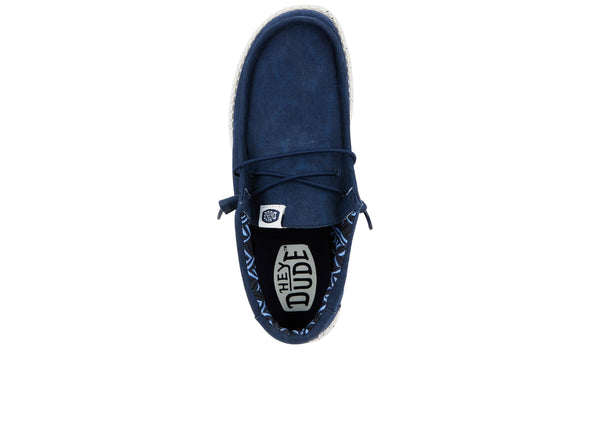 Hey Dude Wally Stretch Canvas in Navy top view