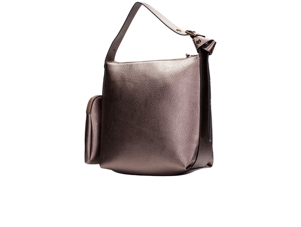 Hispanitas BI254145 Boho Bag - Taupe Metallic