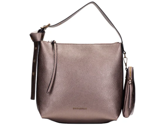 Hispanitas BI254145 Boho Bag - Taupe Metallic