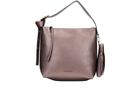 Hispanitas BI254145 Boho Bag - Taupe Metallic