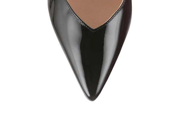 Högl 0-17 6704 0100 - Black Patent toe view