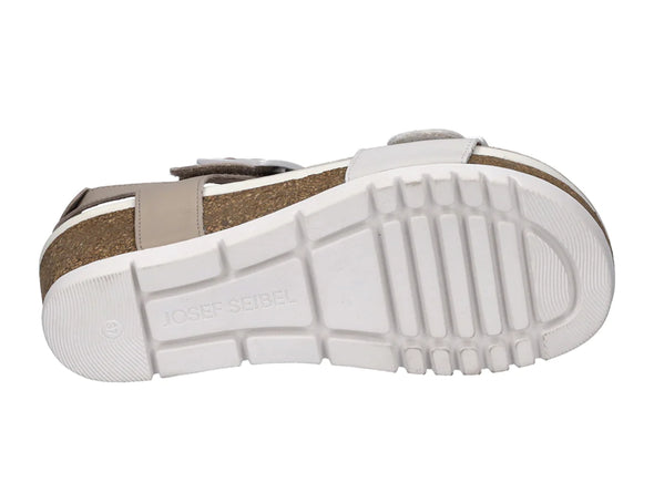 Josef Seibel Quinn 02 011 in Off White Combi sole view