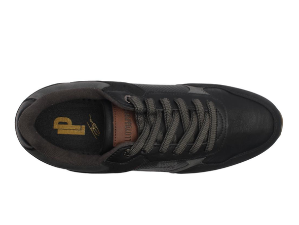 Lloyd & Pryce Laforga a Navy laced sneaker with a brand logo on a white background