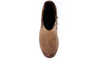 Lotus Connie GLC014 - Brown wedge ankle boot with elastic panels top view on white background