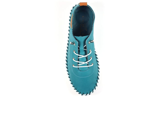 Lunar FLE030 St Ives in Teal top view