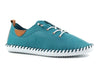 Lunar FLE030 St Ives in Teal upper view