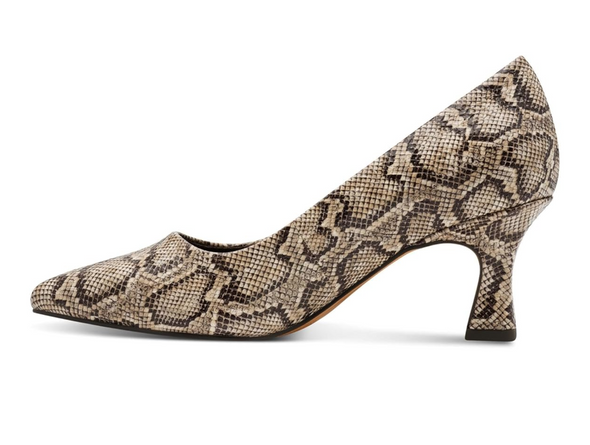Marco Tozzi 2-22420-42 459 - Dune Snake Print pattern on white background inner view