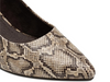 Marco Tozzi 2-22420-42 459 - Dune Snake Print pattern on white background toe view